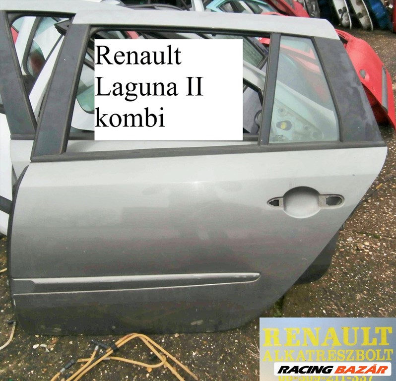 Renault Laguna II kombi bal hátsó ajtó 1. kép