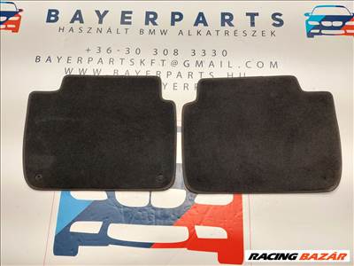 BMW E46 használt gyári hátsó szövet szőnyeg pár (004271)