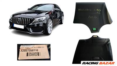 Mercedes W205 bal hátsó ajtóüveg  43R002092