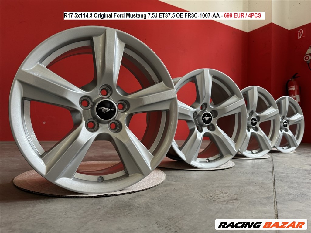 R17 5x114,3 Original Ford Mustang 7.5J ET37.5 gyári felnik, alufelnik 17" 7,5x17 1. kép