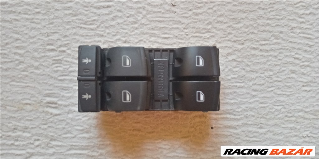 Audi A2 A3 A4 A6 A8 Q7, Seat Exeo bal első ablakemelő kapcsoló 4e0959851a 4f0959851a 1. kép