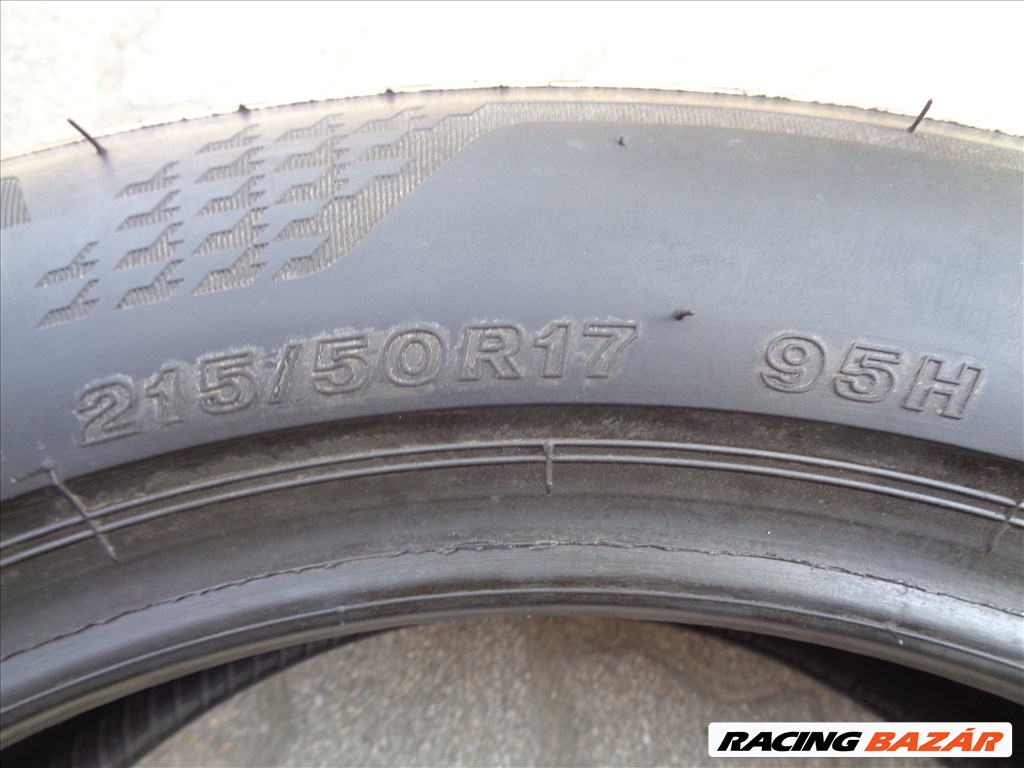 Bridgestone 215/50R17 nyári gumi, 2021-es, keveset futott újszerűen eladó. 8. kép
