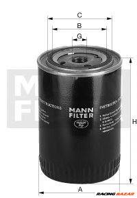 MANN-FILTER W 1254/2 x - automataváltó hidraulika szűrő JOHN DEERE