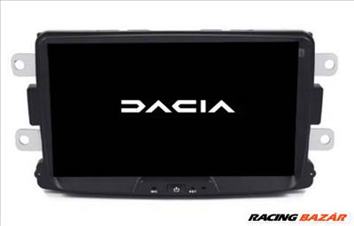 Dacia Android Multimédia Rádió, 2+32 GB, GPS, Wifi, Bluetooth, Tolatókamerával!