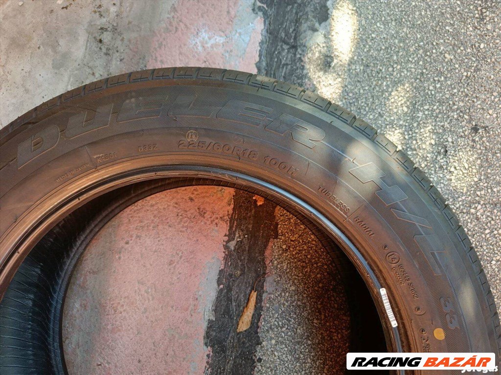 Újszerű 225/60 18 Bridgestone nyári gumi r18 " dot18 4. kép