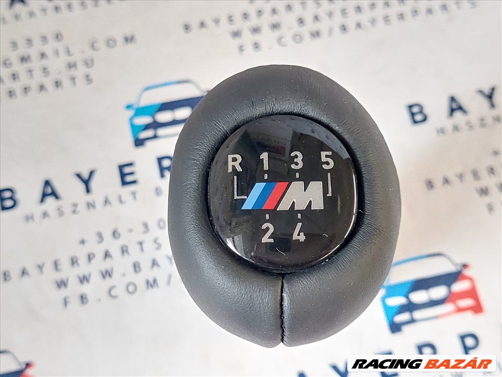 BMW E30 E32 E36 E34 E39 E46 E39 stb. fekete 5-ös felújított M váltógomb váltókar (004177) 4. kép
