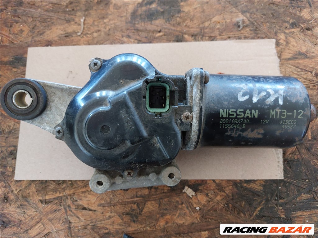 Nissan Micra K12 első ablaktörlő motor  28810ax700 1155646b 1. kép