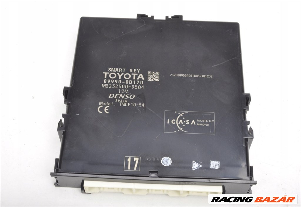 Toyota Yaris (XP130/XP150) központi zár modul 899900d170 1. kép