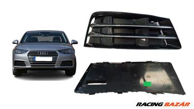 Audi A4 (B9 - 8W) jobb első lökhárító ködlámpa rács 8wo807682r