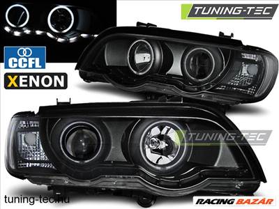 BMW X5 E53 09.99-10.03 ANGEL EYES BLACK XENON/CCFL