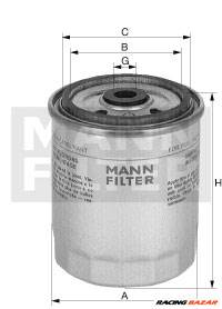MANN-FILTER WK 11 051 - Üzemanyagszűrő RENAULT TRUCKS VOLVO