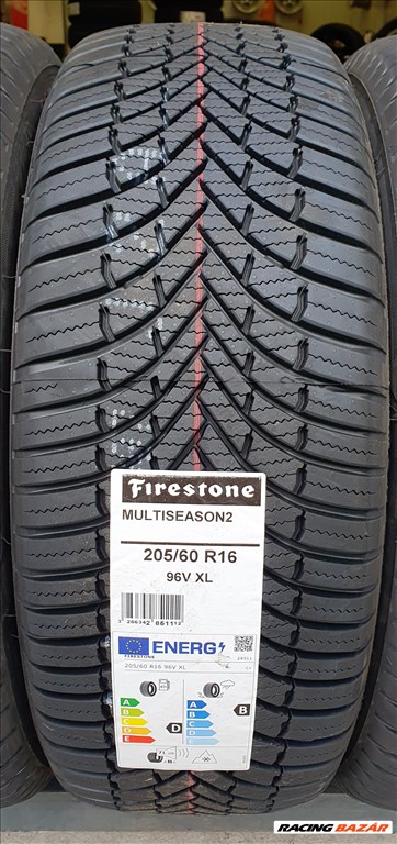 Új Firestone MuliSeason 205/60 R16 négyévszakos gumi 4db 2024.   /G234 4. kép