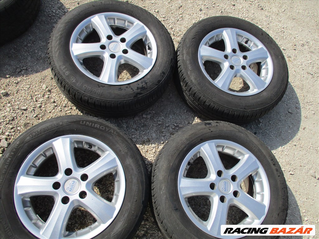  MAM alufelni 5x112 6,5Jx15 Et37 Audi,Skoda,Seat ,Vw-re ,195/65R15 nyári gumival 1. kép