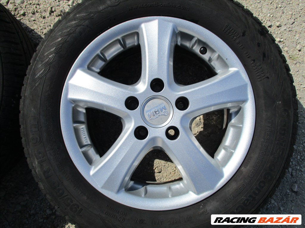  MAM alufelni 5x112 6,5Jx15 Et37 Audi,Skoda,Seat ,Vw-re ,195/65R15 nyári gumival 4. kép