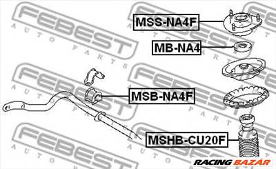 FEBEST MSS-NA4F - lengéscsillapító rögzités MITSUBISHI