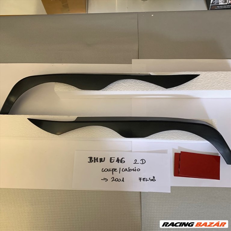 BMW E46 2 ajtós 98-2001-ig felső szemöldök spoiler párban 1. kép