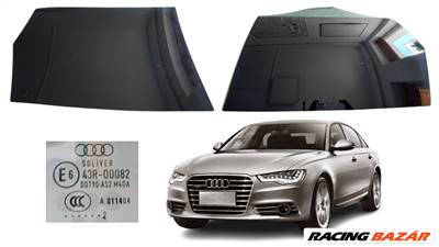 Audi A6 (C7 - 4G) jobb hátsó ajtó ablaküveg a011404 43r00082as2