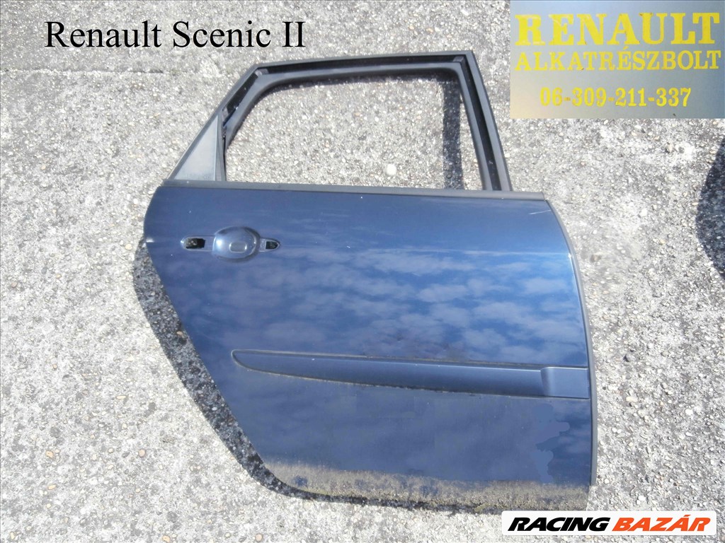 Renault Scenic II jobb hátsó ajtó 1. kép