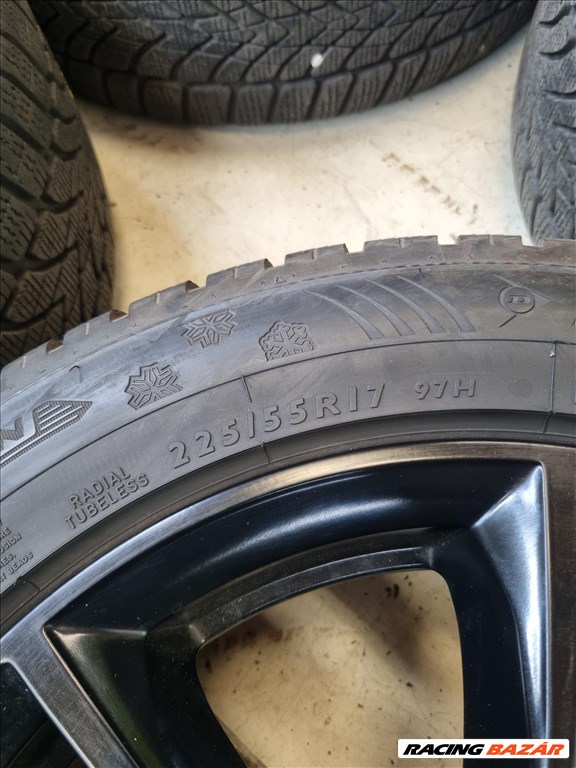  255/5517" újszerű Dunlop téli gumi + BMW gyári alufelni 4. kép