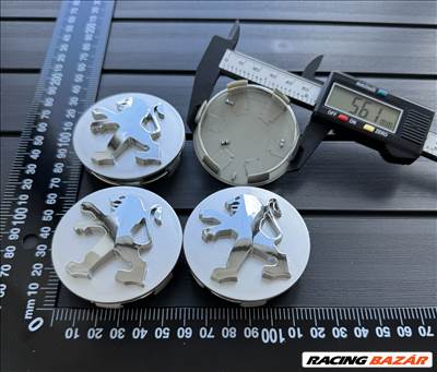 ÚJ Peugeot 60mm Felni Alufelni Közép Kupak Felniközép Felnikupak Embléma Porvédő 542106 9639098380