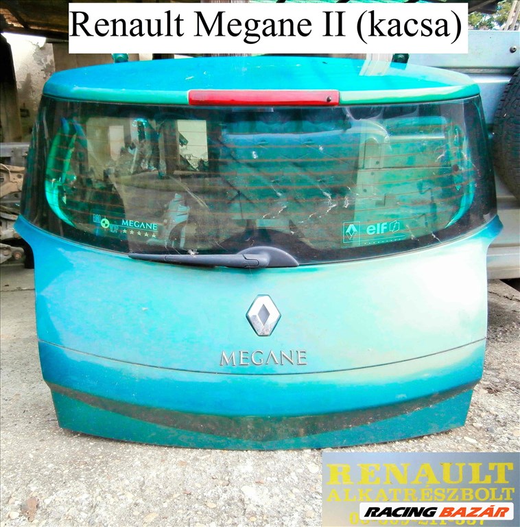 Renault Mégane II (kacsa) csomagtérajtó 1. kép