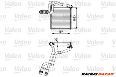 VALEO 811536 - Hőcserélő, belső tér fűtés VW