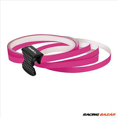 Pink felnicsík autóra, motorbiciklire + felrakó szerszám, felni csík