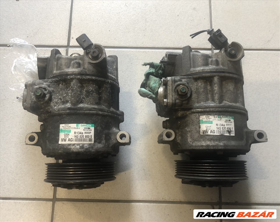 Audi, VW, Skoda, Seat klímakompresszor 2013-ig 1k0820803s 1k0820859f 1. kép