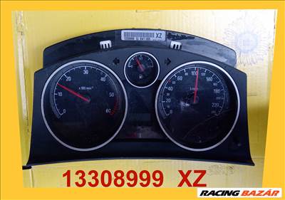 Opel Zafira B, Opel Astra H óracsoport műszeregység számláló,sebességmérő,műsz 13308999xz