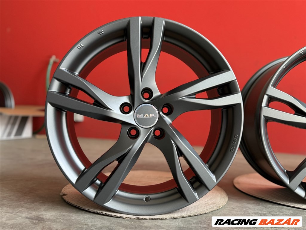 R17 5x108 (63,4) MAK STOCKHOLM 7.5J ET55 MATT TITAN új alufelnik 17" 2. kép