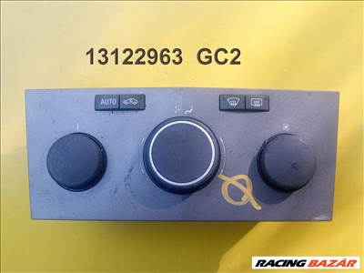 Opel Astra H klíma vezérlő fűtés vezérlő panel H Astra B Zafira 13122963gc2