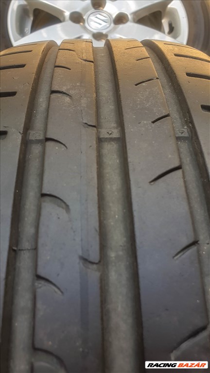 Suzuki Swift gyári 15" könnyűfém felni Dunlop gyári gumival 10. kép