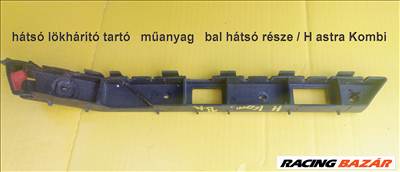 Opel Astra H hátsó lökhárító tartó műanyag pár 331883131-hatsolokh