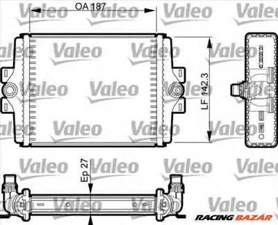 VALEO 735467 - Vízhűtő (Hűtőradiátor) BMW