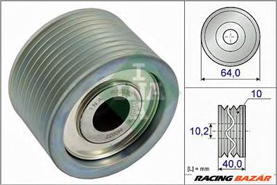 INA 532 0662 10 - hosszbordásszíj vezetőgörgő MERCEDES-BENZ RENAULT TRUCKS VOLVO