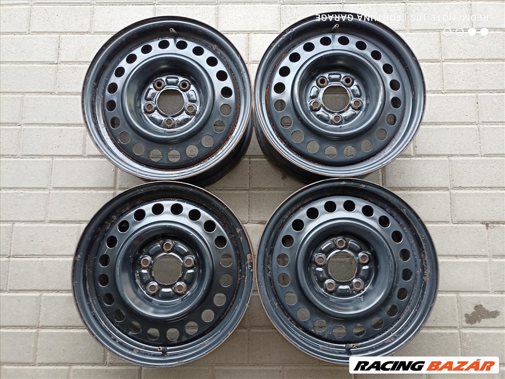 5x115 16" Chevrolet / Opel használt lemezfelni garnitúra (R418) 1. kép