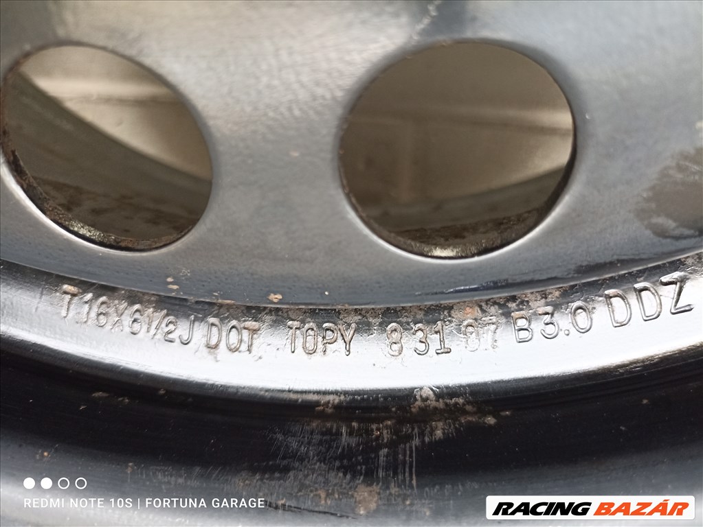 5x115 16" Chevrolet / Opel használt lemezfelni garnitúra (R418) 7. kép