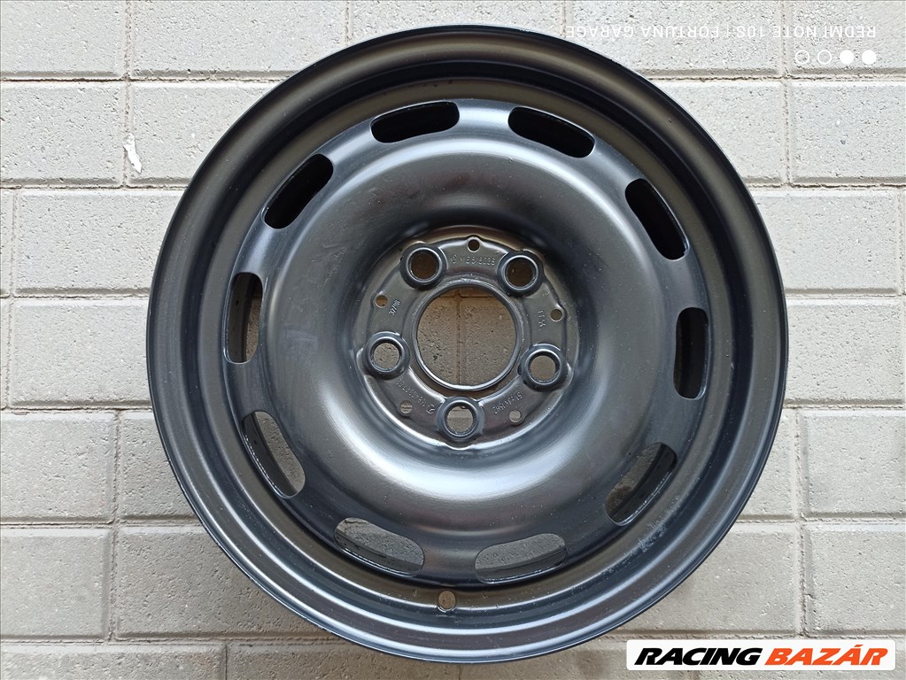 5x112 15" Volkswagen felújított lemezfelni garnitúra (R382) 4. kép
