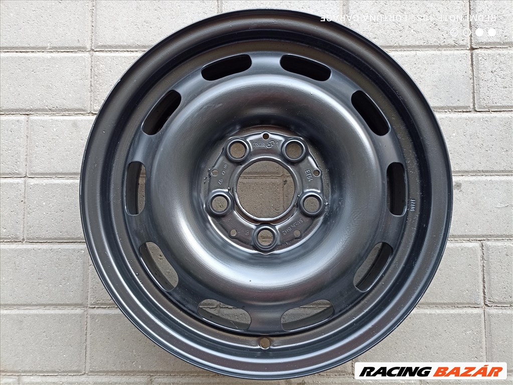 5x112 15" Volkswagen felújított lemezfelni garnitúra (R382) 5. kép