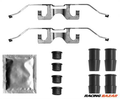 TEXTAR 82551500 - Szerelékkészlet, féknyereg FORD FORD AUSTRALIA