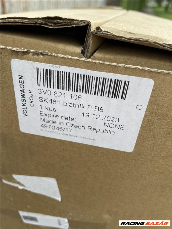 Skoda Superb III sárvédő 3v0821105 3v0821106 4. kép