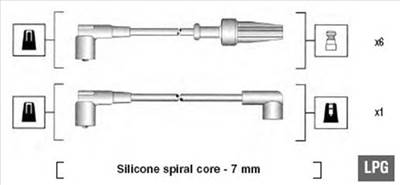 MAGNETI MARELLI 941085210571 - gyújtókábel szett CITROËN PEUGEOT