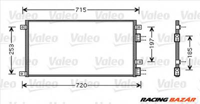 VALEO 818037 - klíma kondenzátor IVECO