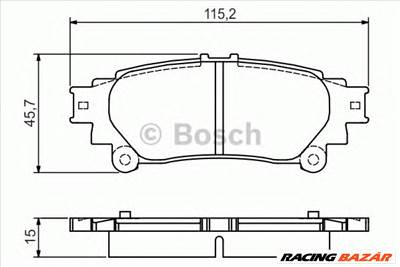 BOSCH 0 986 495 174 - fékbetét LEXUS TOYOTA