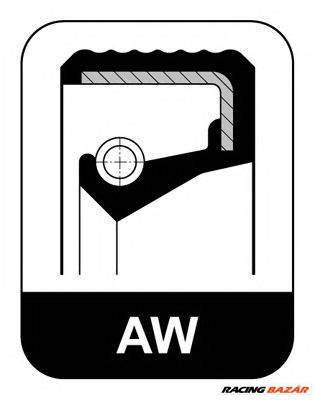 ELRING 164.500 - tömítőgyűrű BMW