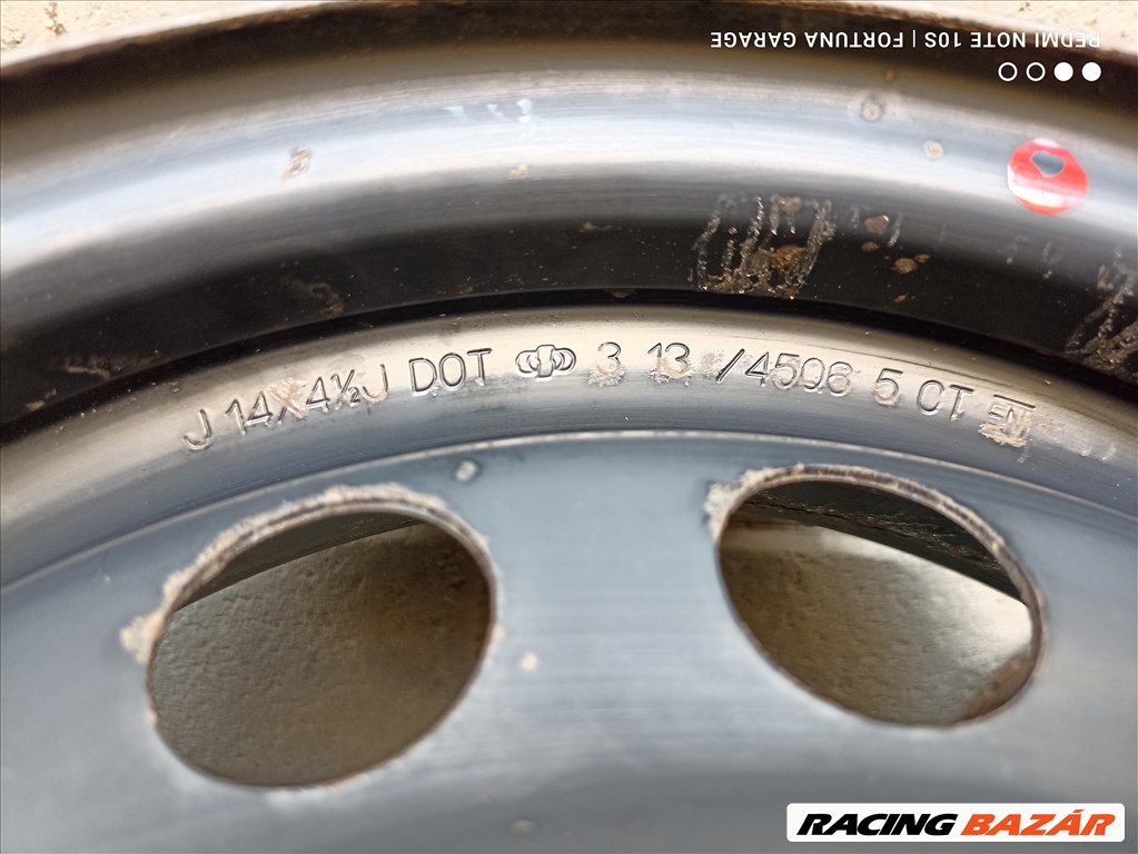 4x100 14" Mitsubishi használt lemezfelni garnitúra (373) 7. kép