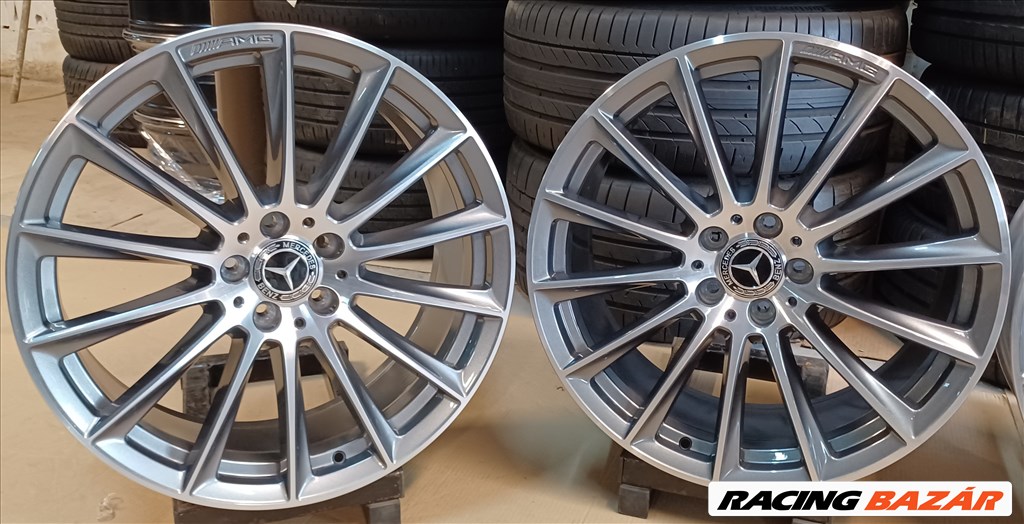 Új Mercedes W223 S klasse AMG alufelnik 5x112 9-10x20 ET34-48 4db 5. kép