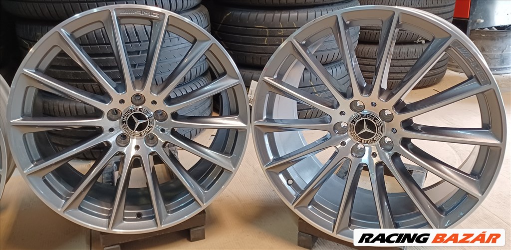 Új Mercedes W223 S klasse AMG alufelnik 5x112 9-10x20 ET34-48 4db 6. kép