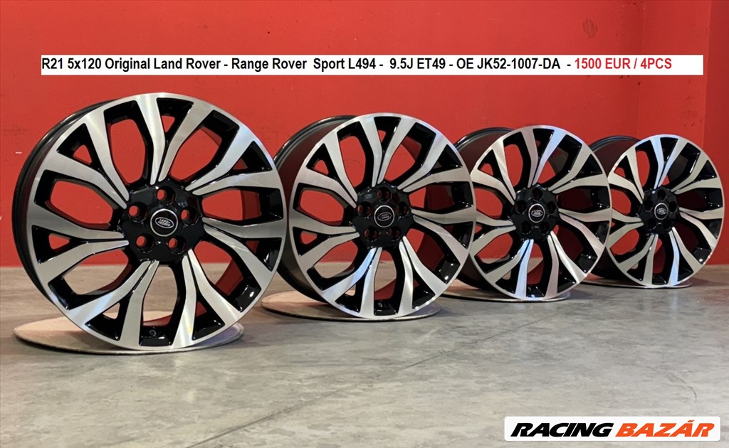 R21 5x120 Original Land Rover - Range Rover gyári alufelnik, eredeti felnik , 21" 21col 1. kép