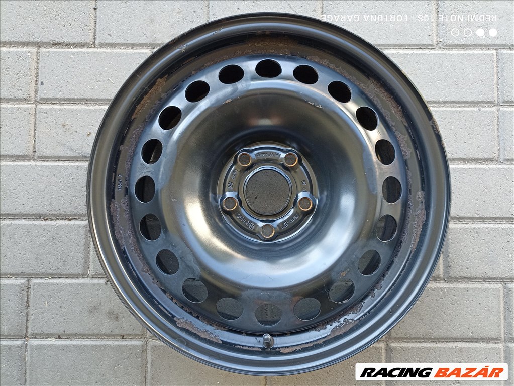 5x105 16" Opel használt lemezfelni +TPMS (R700) 5. kép